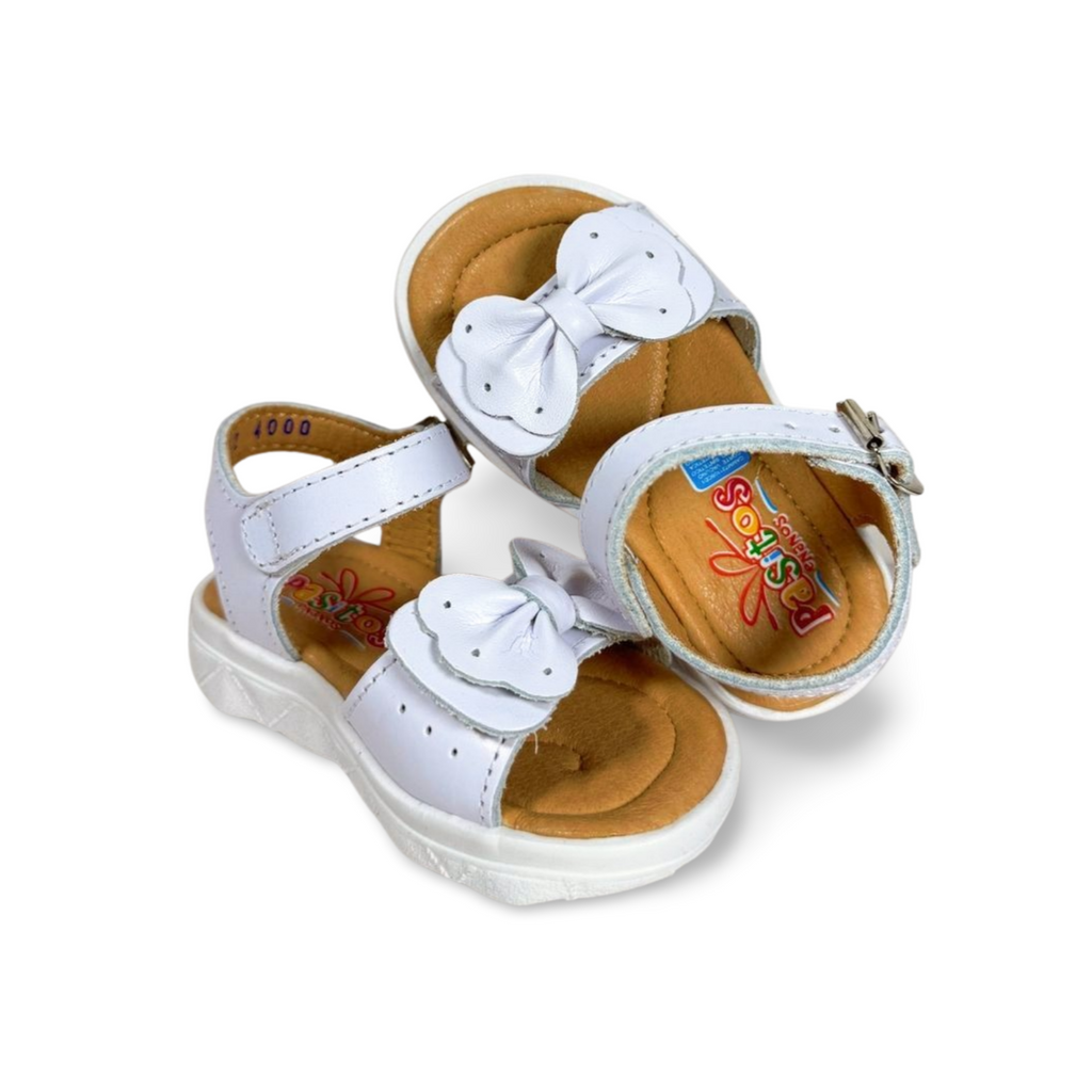 Huarache De Piel Pasitos Mod. 4000