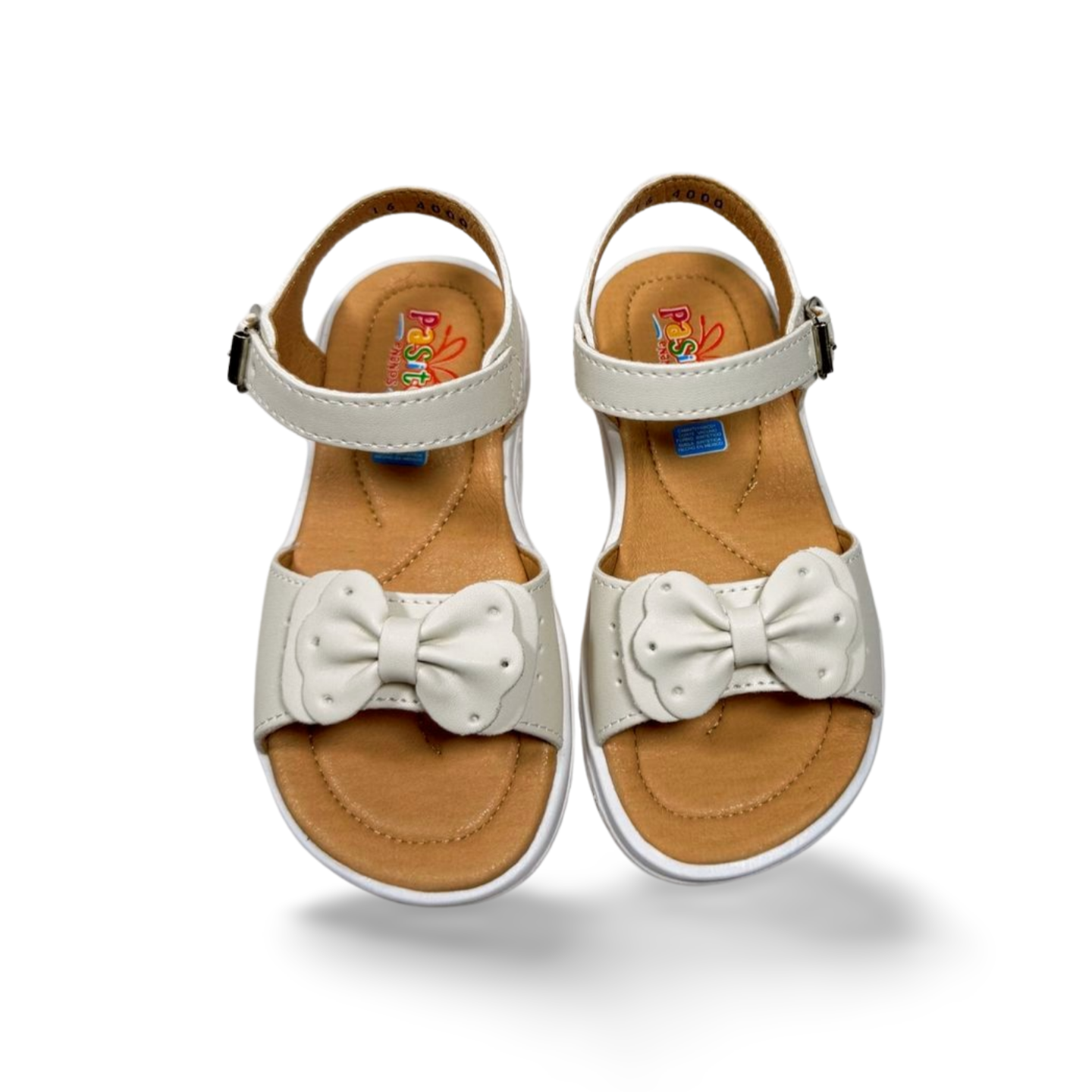 Huarache De Piel Pasitos Mod. 4000