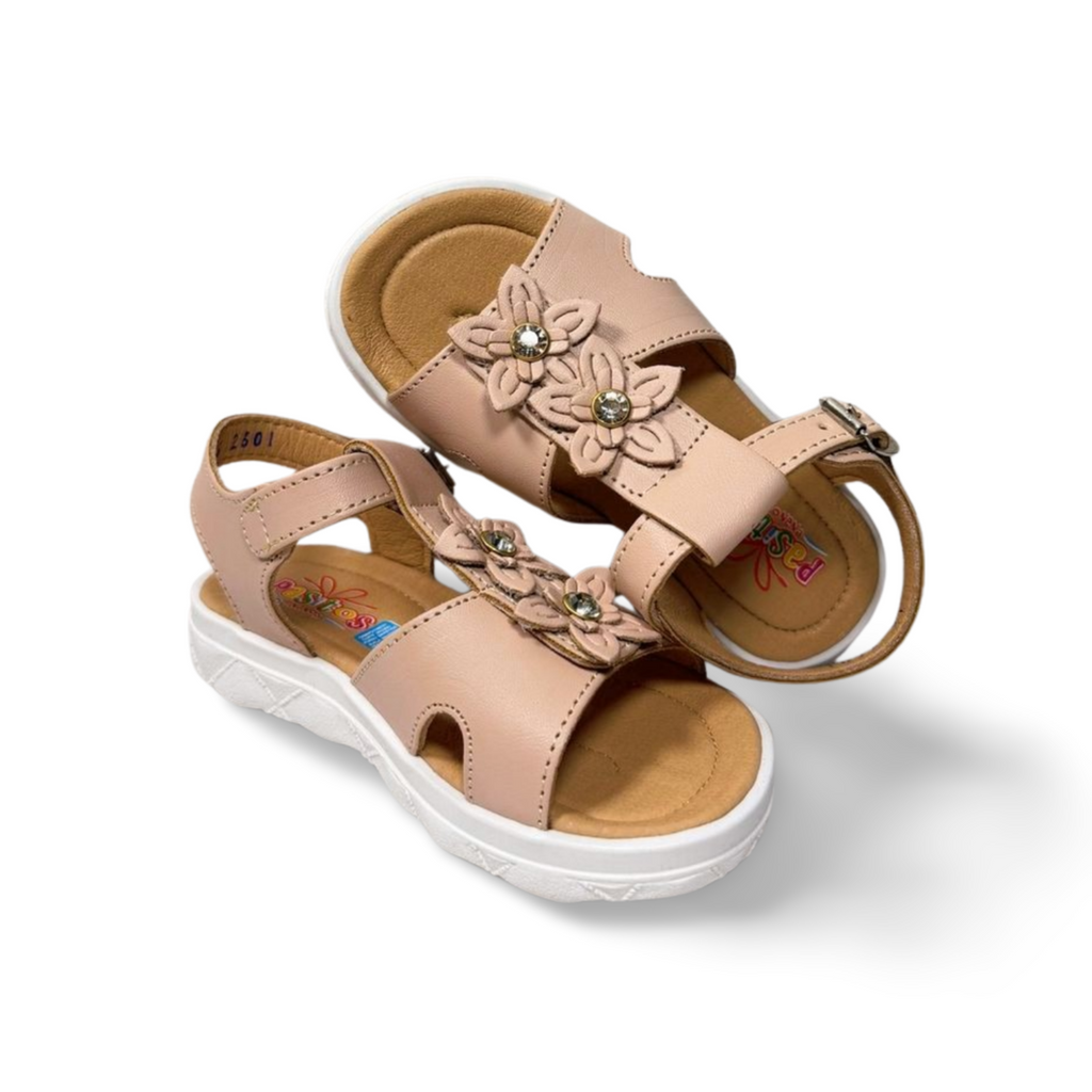 Huarache De Piel Pasitos Mod. 2601