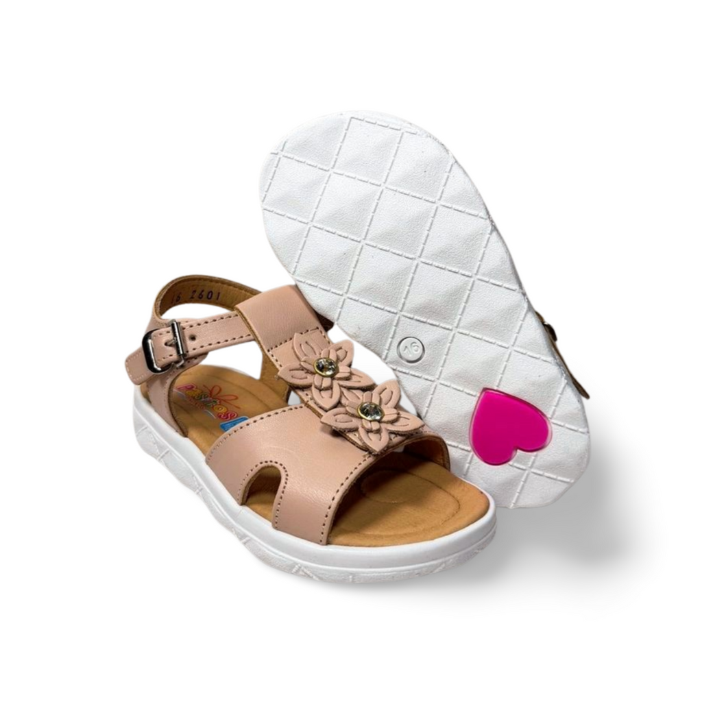 Huarache De Piel Pasitos Mod. 2601