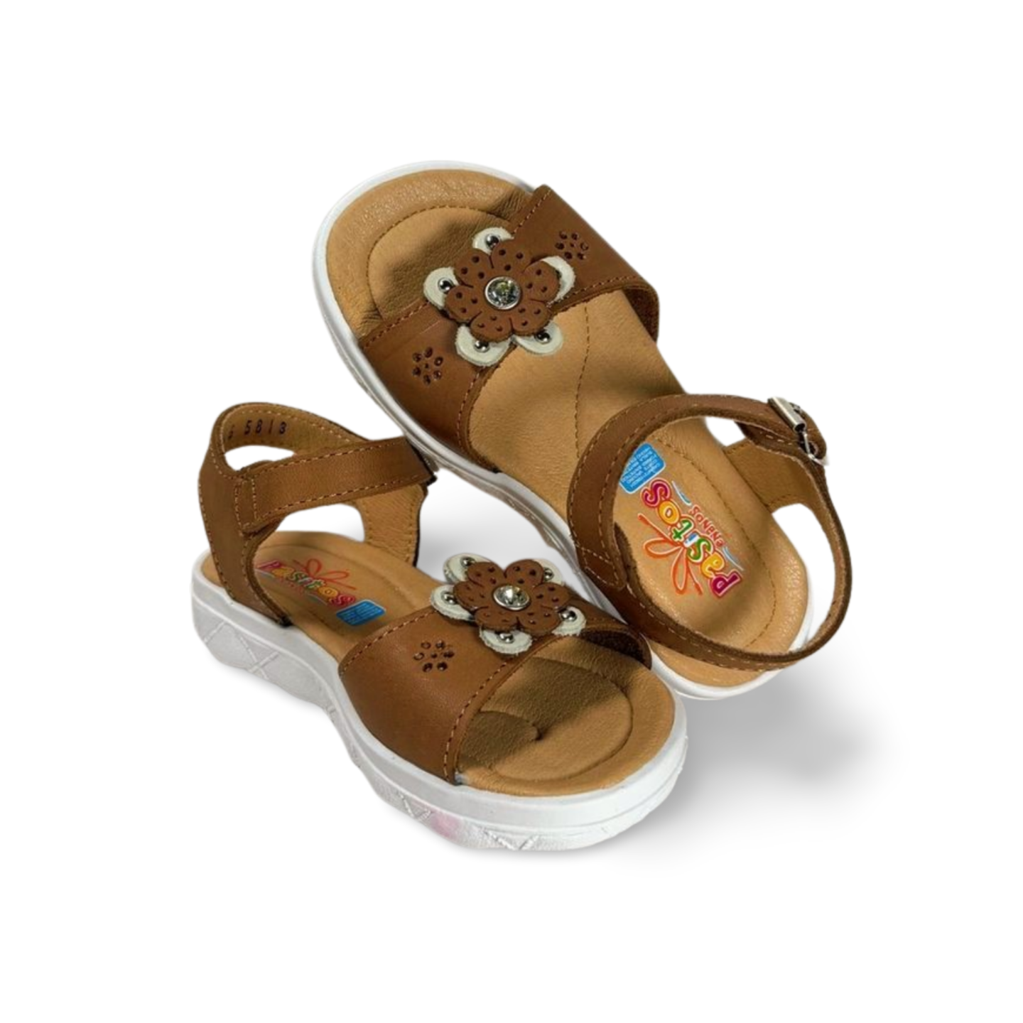 Huarache De Piel Pasitos Mod. 5813