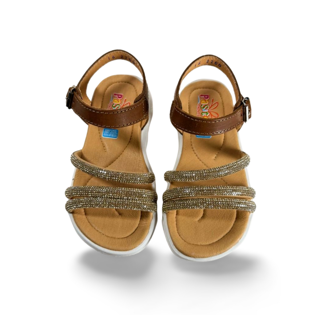 Huarache De Piel Pasitos Mod. 2200