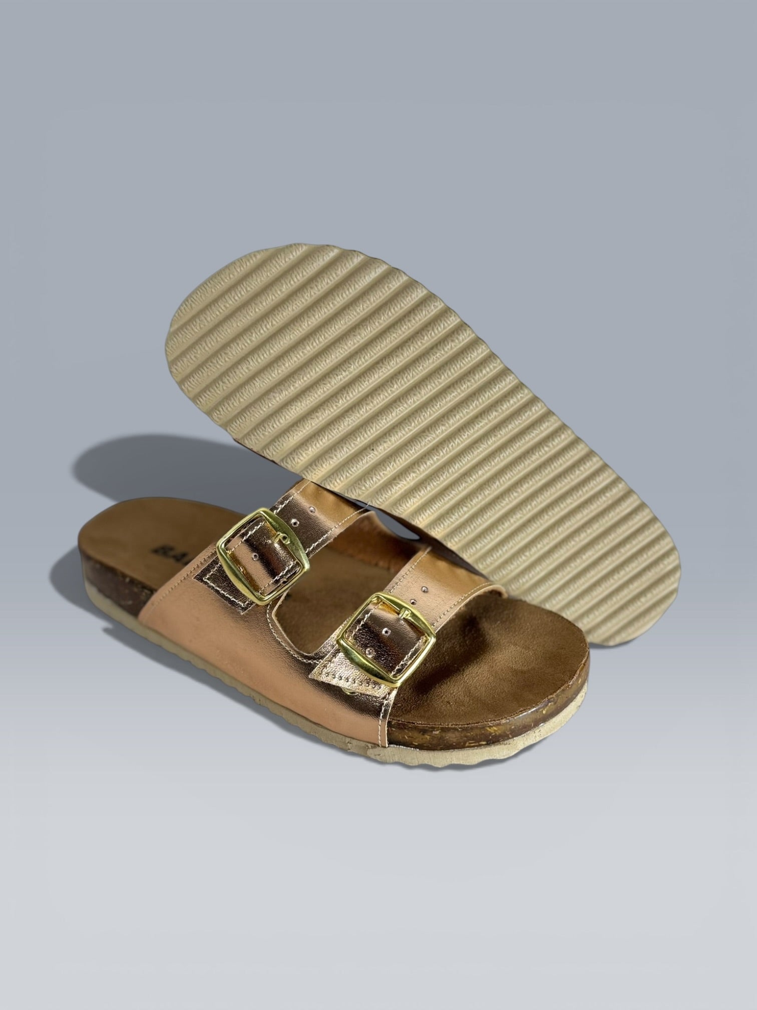 Sandalia Arizona Mod.615 Corcho Doble Hebilla
