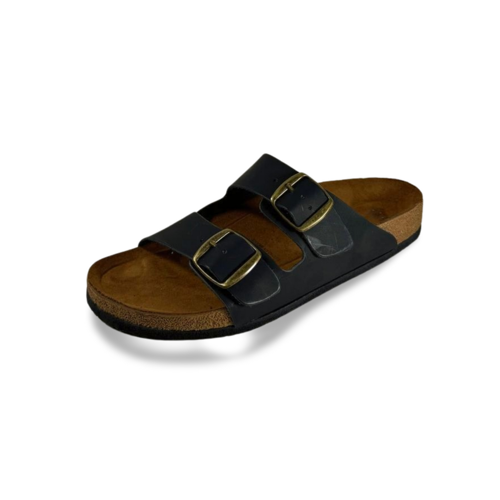 Sandalias Corcho Doble Hebilla Para Hombre Mod.pop
