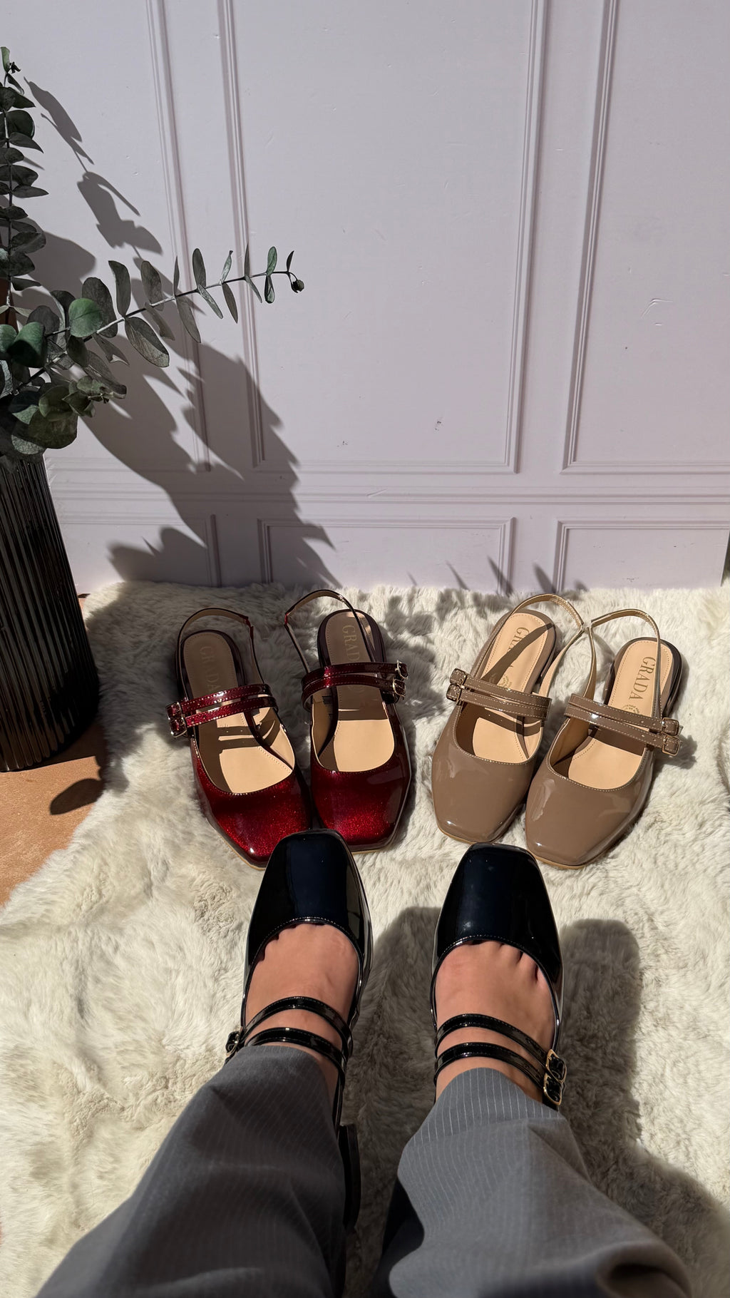 Flats MOD. Mary Jane  Para Mujer Cómodos Y Elegantes